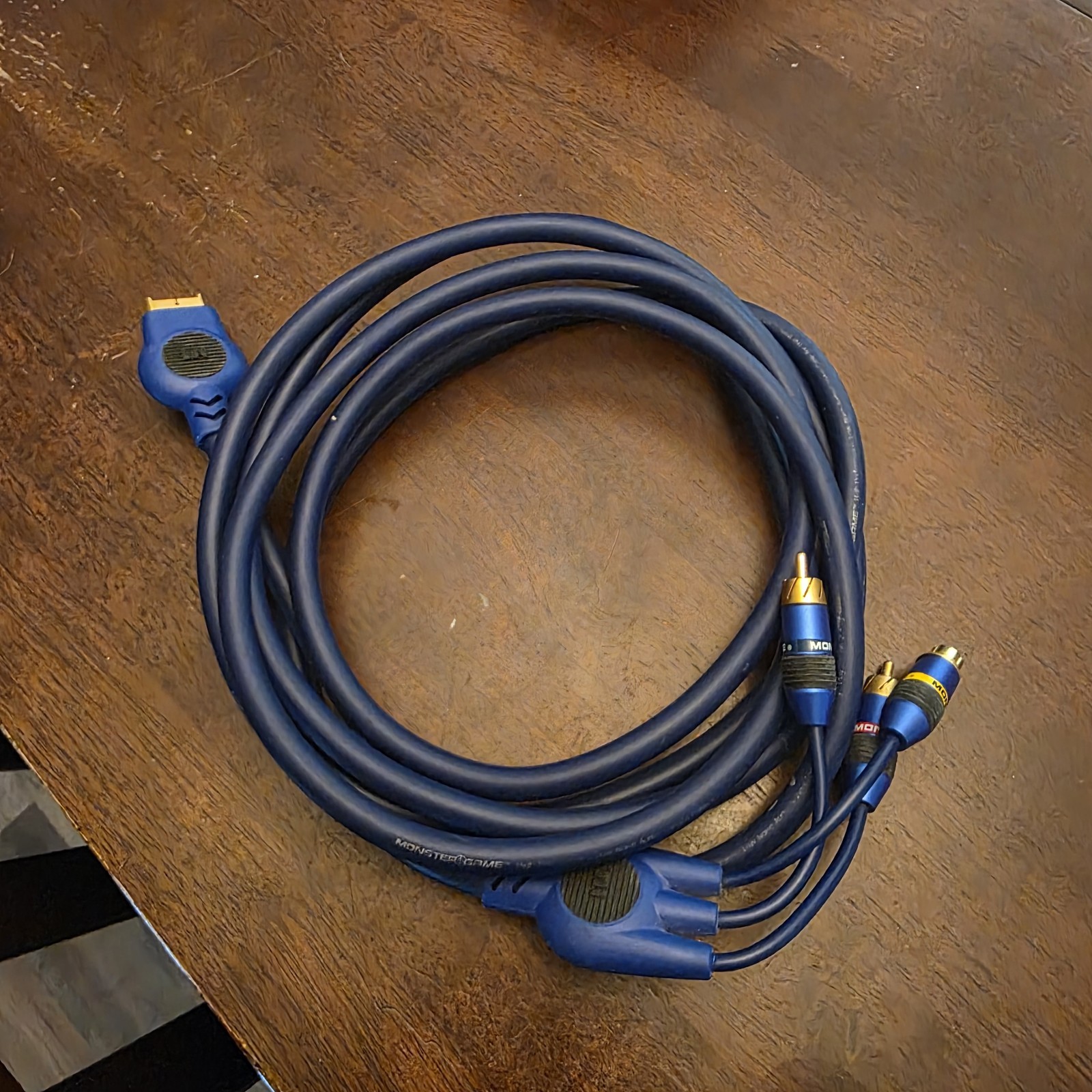 Monster Game Component Stereo, Audio, Video AV Cable for PlayStation 2 PS2