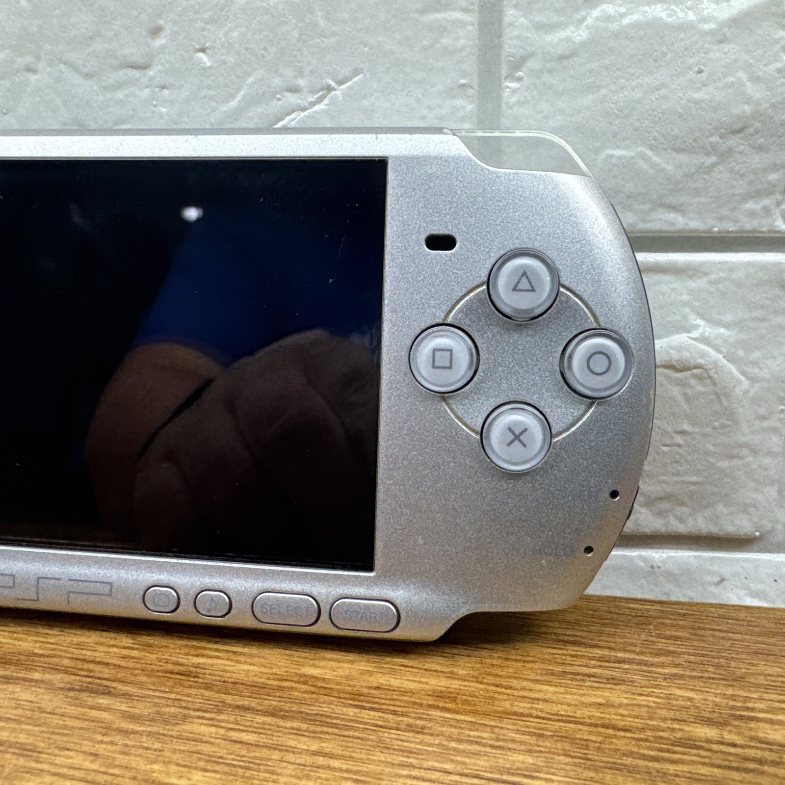 Sony PSP-3000 Portable Mystic Silver Handheld System Parts/Repair Untested
