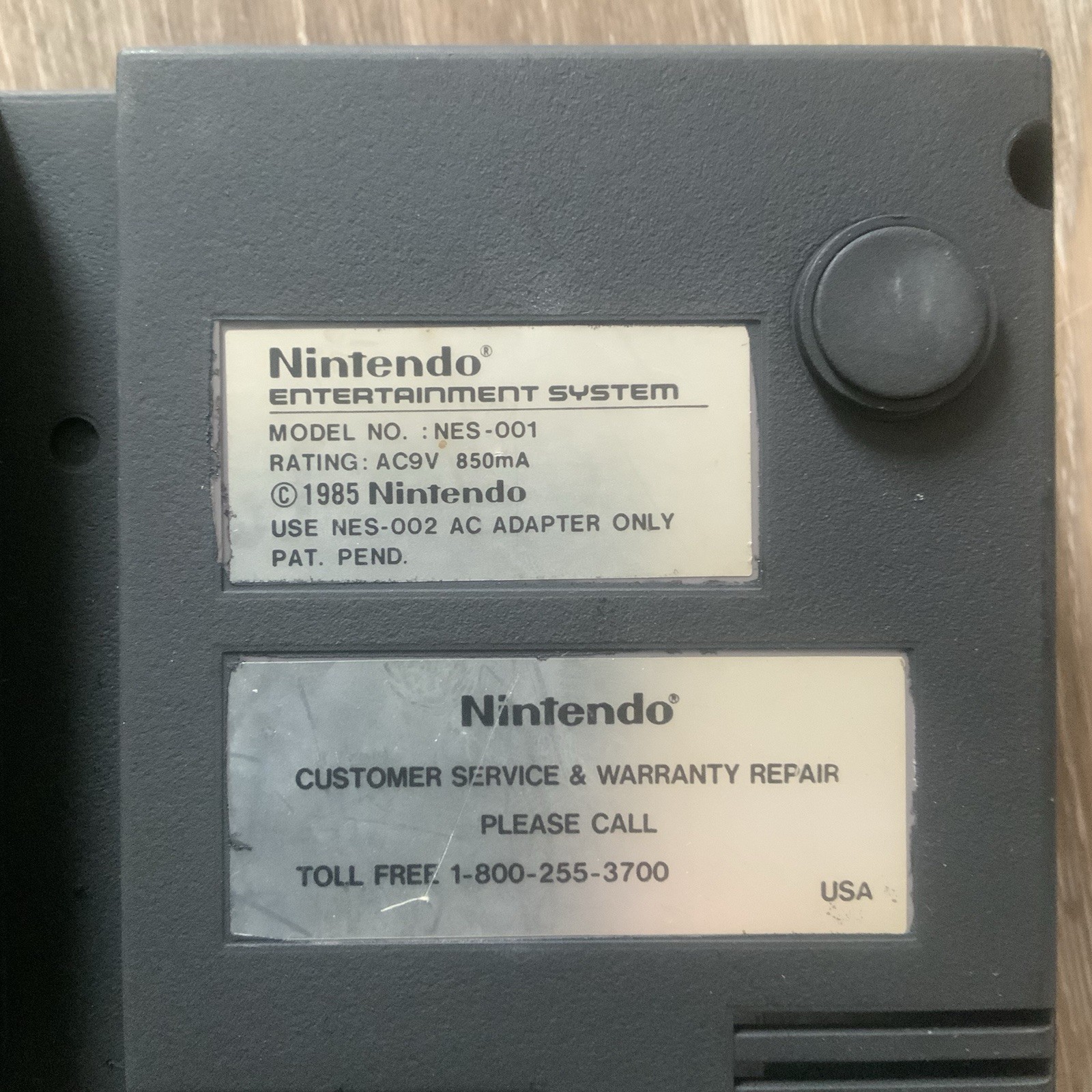 NES Console Only Untested NFL Custom Pittsburgh Steelers Design Black Yellow