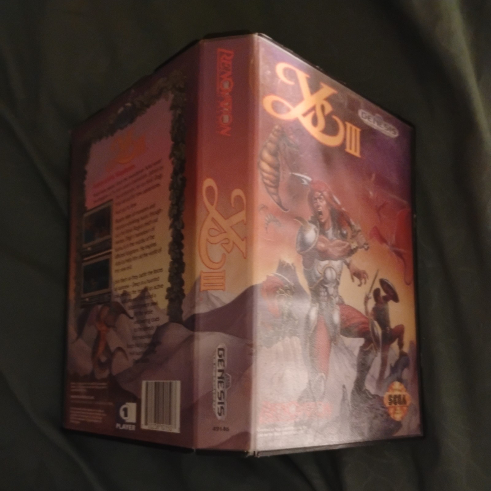 Yes: Wanderers From Ys Published By Renovation For The Sega Genesis