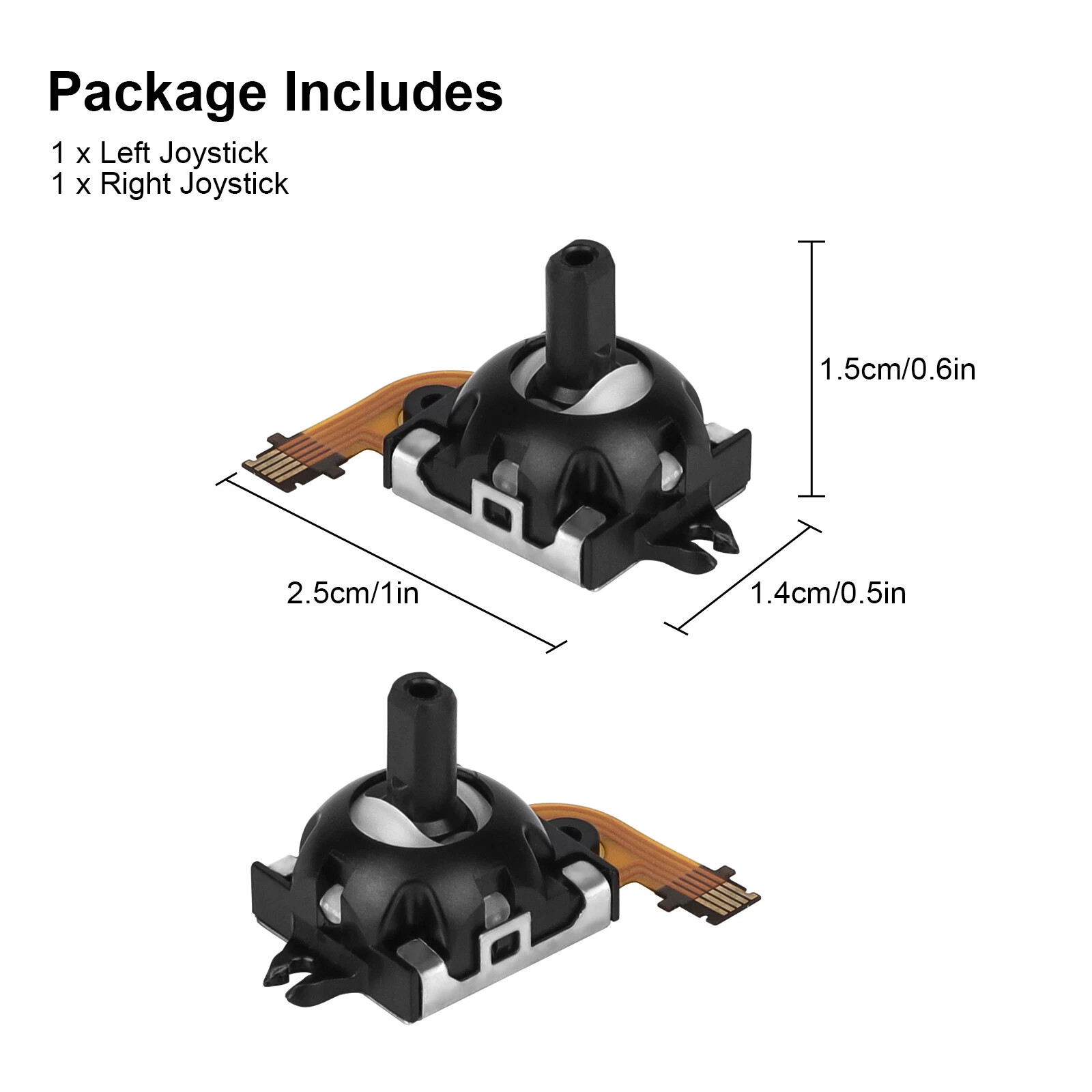 Analog Joystick Hall Effect Left/Right Thumbstick for PlayStation Portal/PS5 VR2