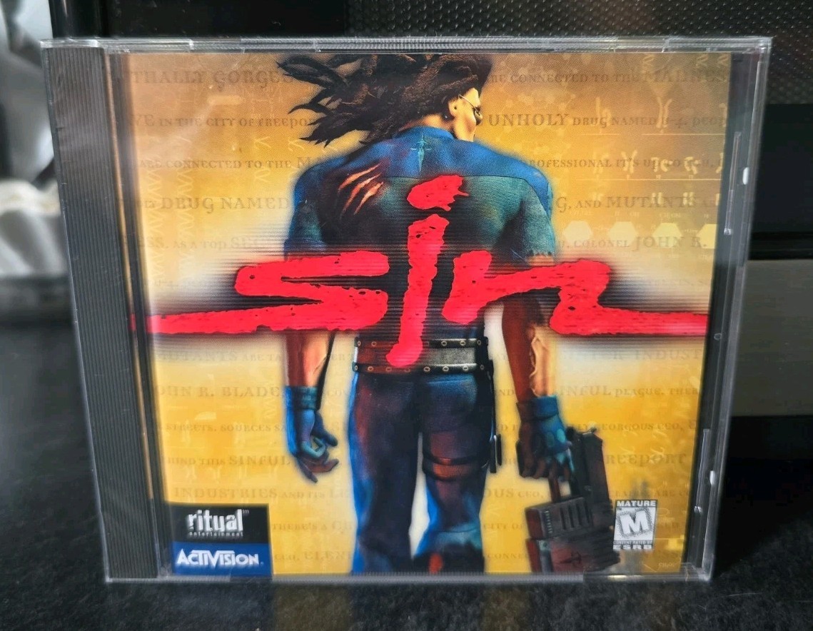 Sin – PC Game – 1998 – Activision/Ritual Entertainment brand NEW action 1998