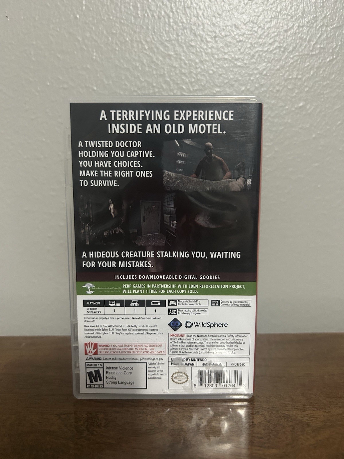 Oxide Room 104 (Nintendo Switch, 2022) With Original Case Tested