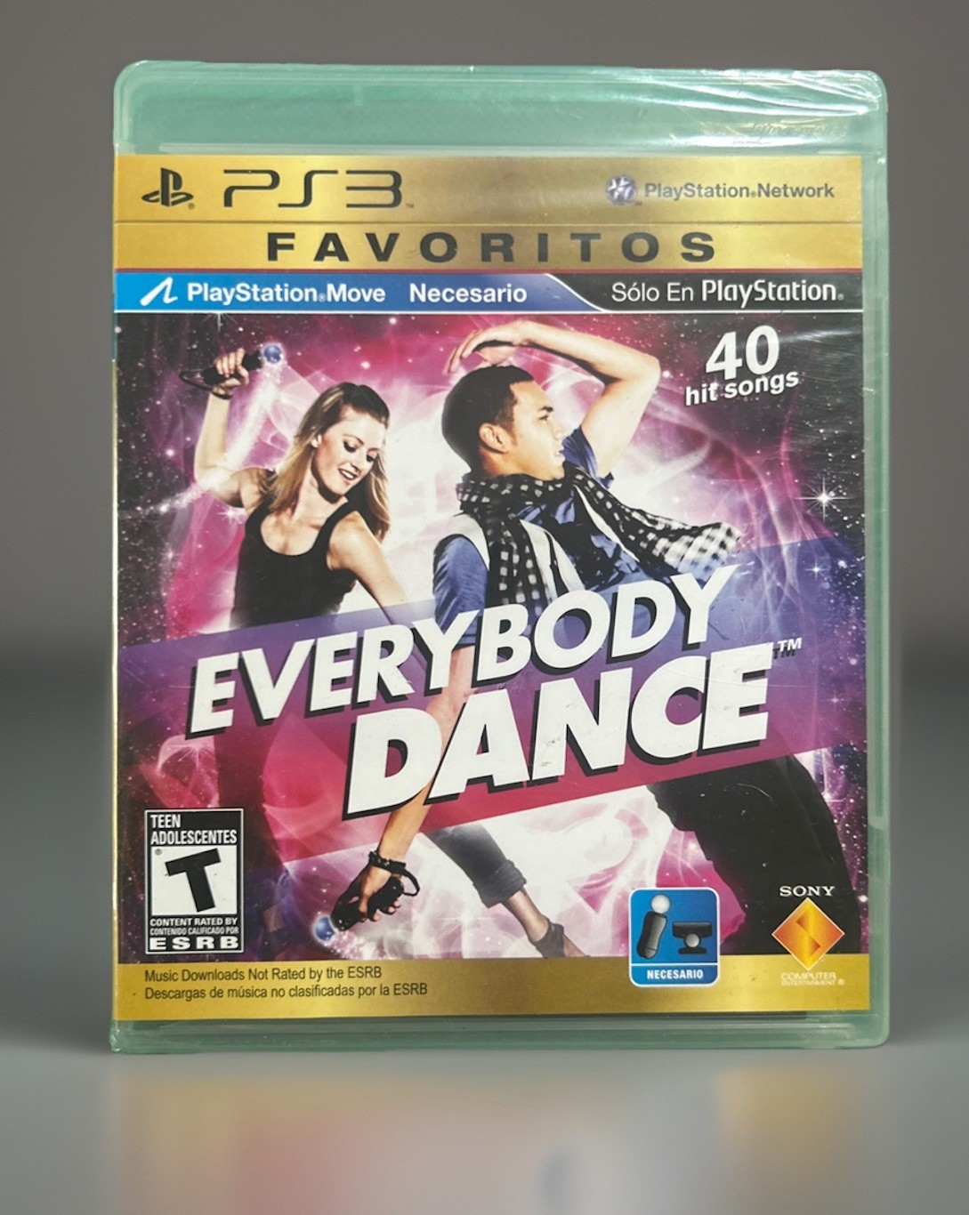 Everybody Dance Favoritos PS3 PlayStation 40 Hit Songs w/ Manual, factory sealed