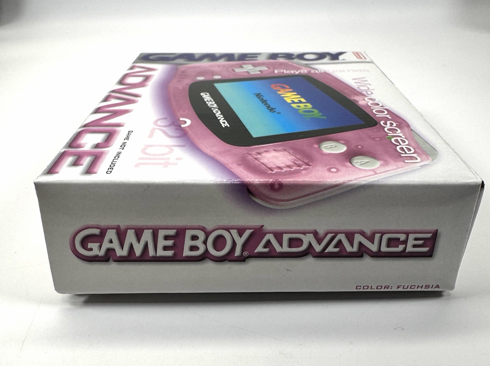 Nintendo Game Boy Advance 32MB Handheld System Fuchsia Pink Mint Complete CIB