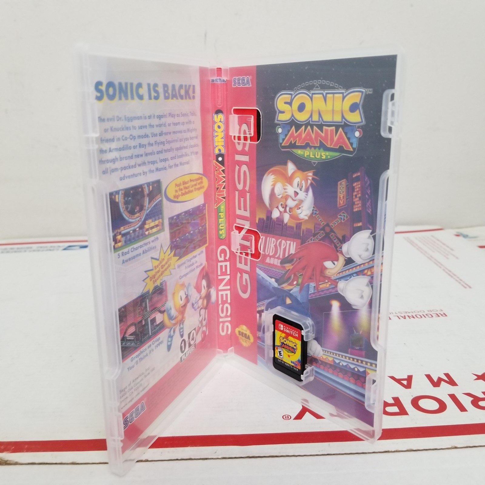 Sonic Mania Plus Nintendo Switch in Box Tested Working