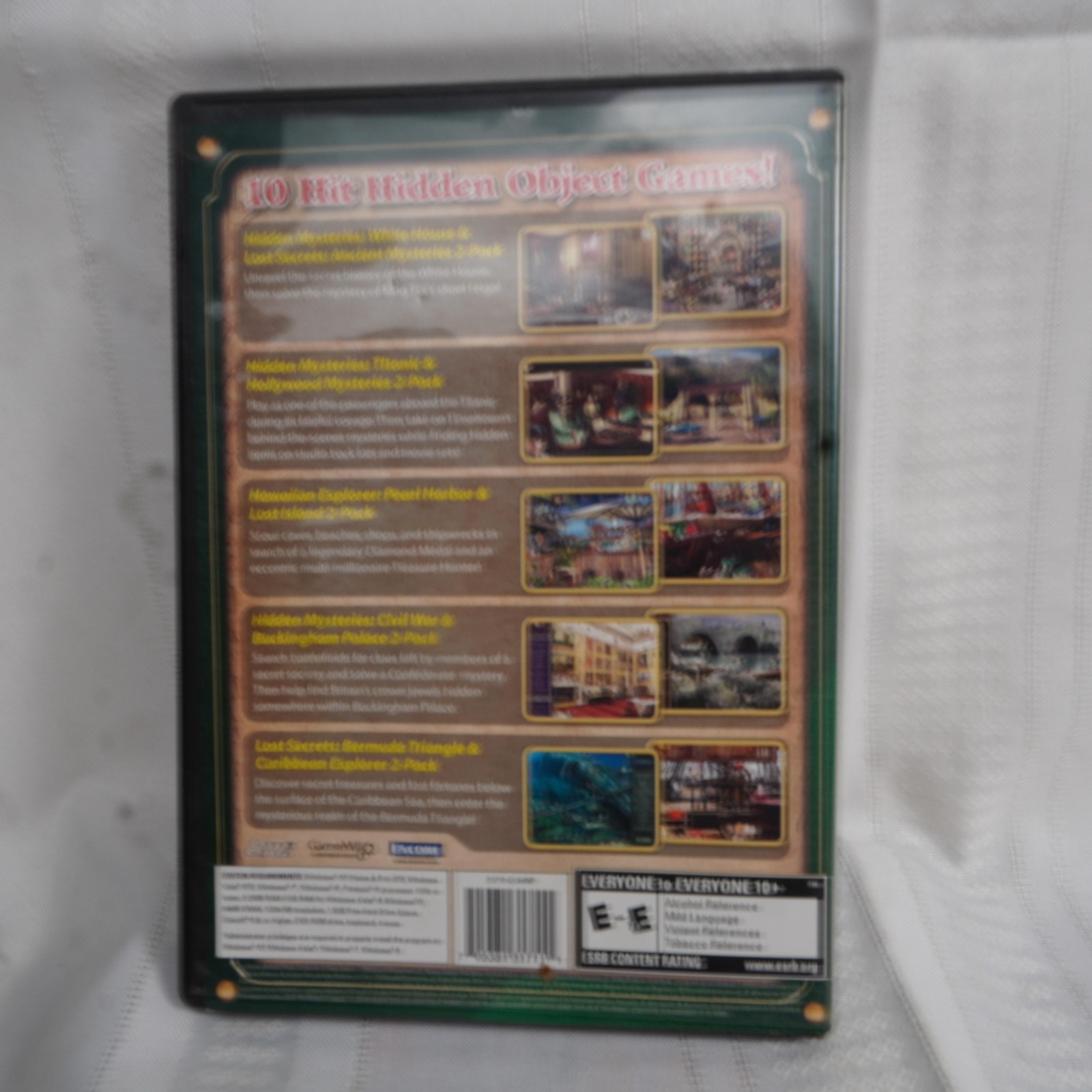 Hidden Mysteries & Lost Secrets Mega Pack PC DVD-ROM Encore E10+ Hidden Object