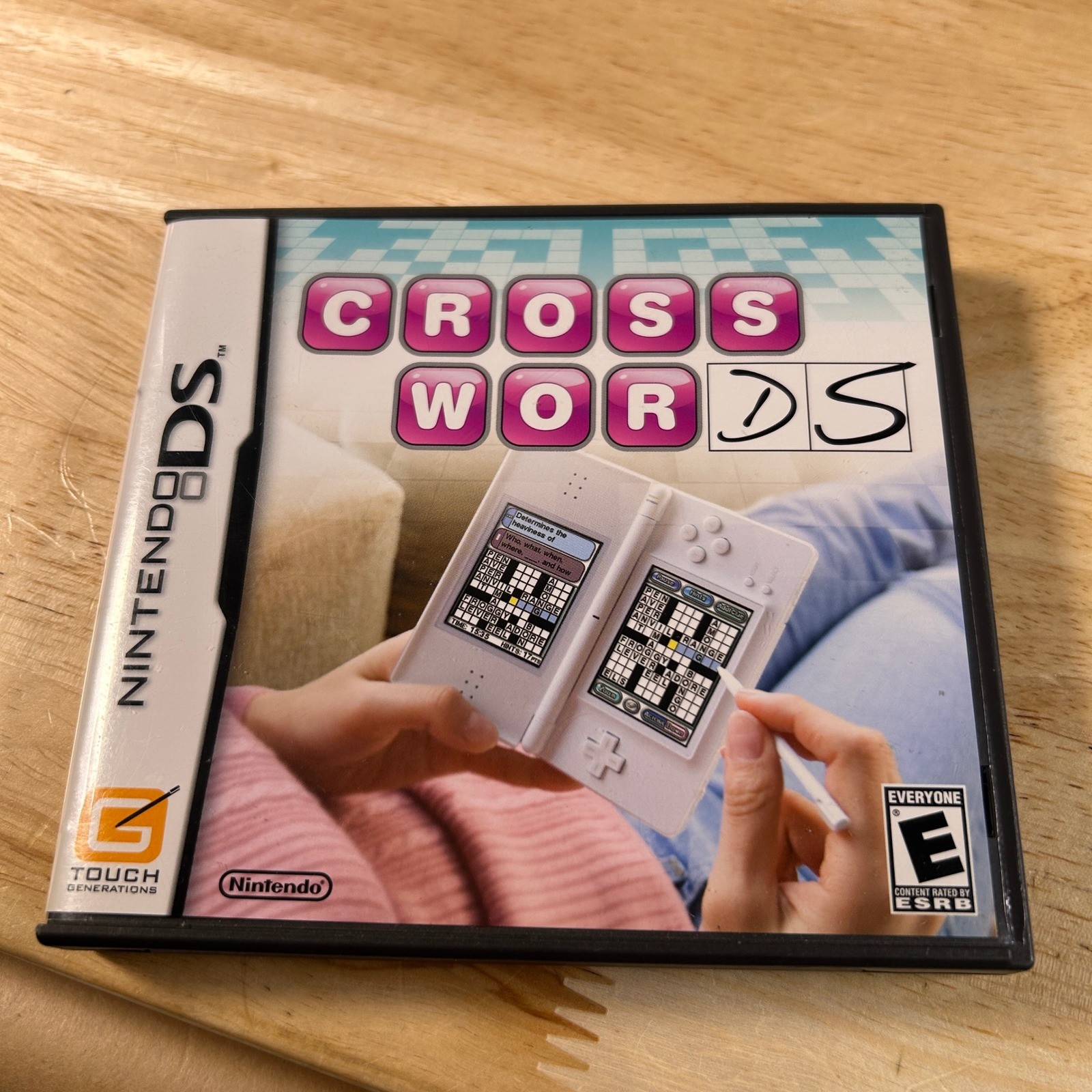 Crosswords DS Nintendo DS Game CIB Puzzle Word Search Anagrams NTR-YCUE-USA