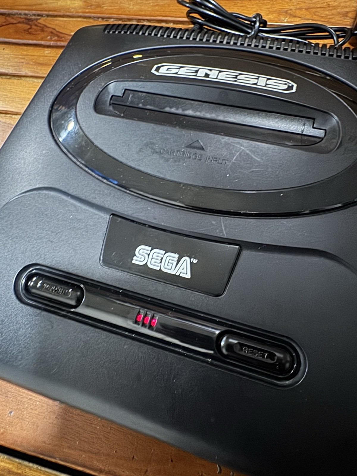 SEGA Genesis 2 Console 4 Controllers Power Adapter Sonic Collectibles & 2 Games