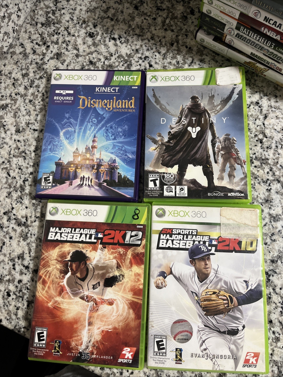 Lot of 60 Xbox 360 Nintendo Games – Heavily Scratched For Resurfacing