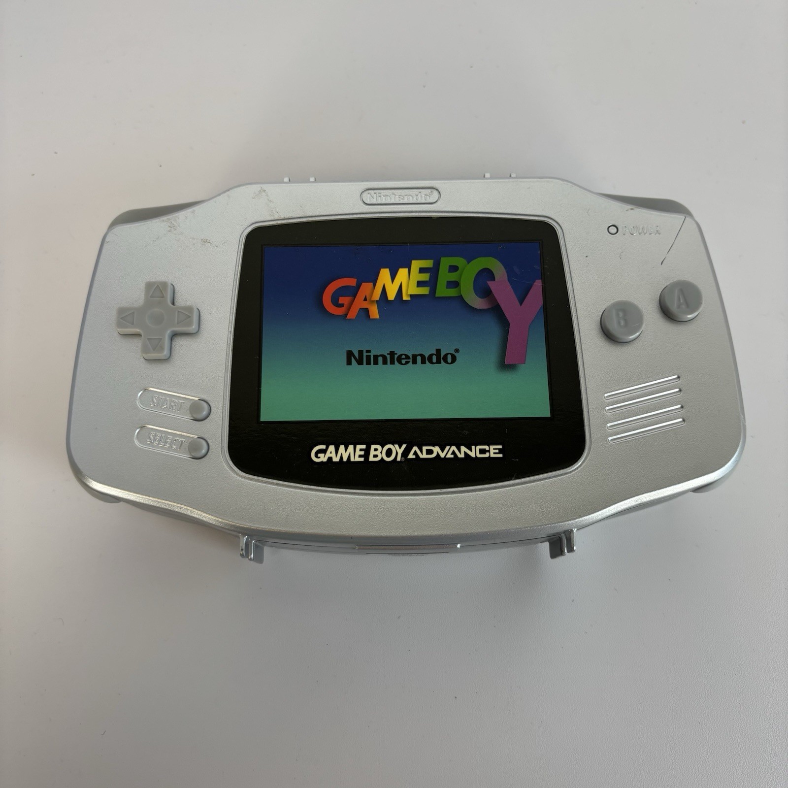 Nintendo Game Boy Advance Hard Shell Carrying Case Silver/ Gray 2002