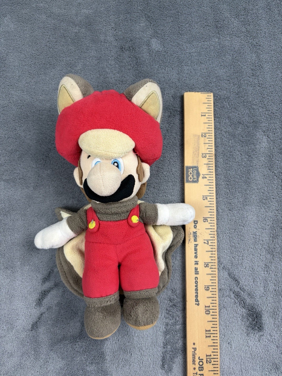 Nintendo Mario Tanooki Suit Plush Doll Super Mario 3D World 2013