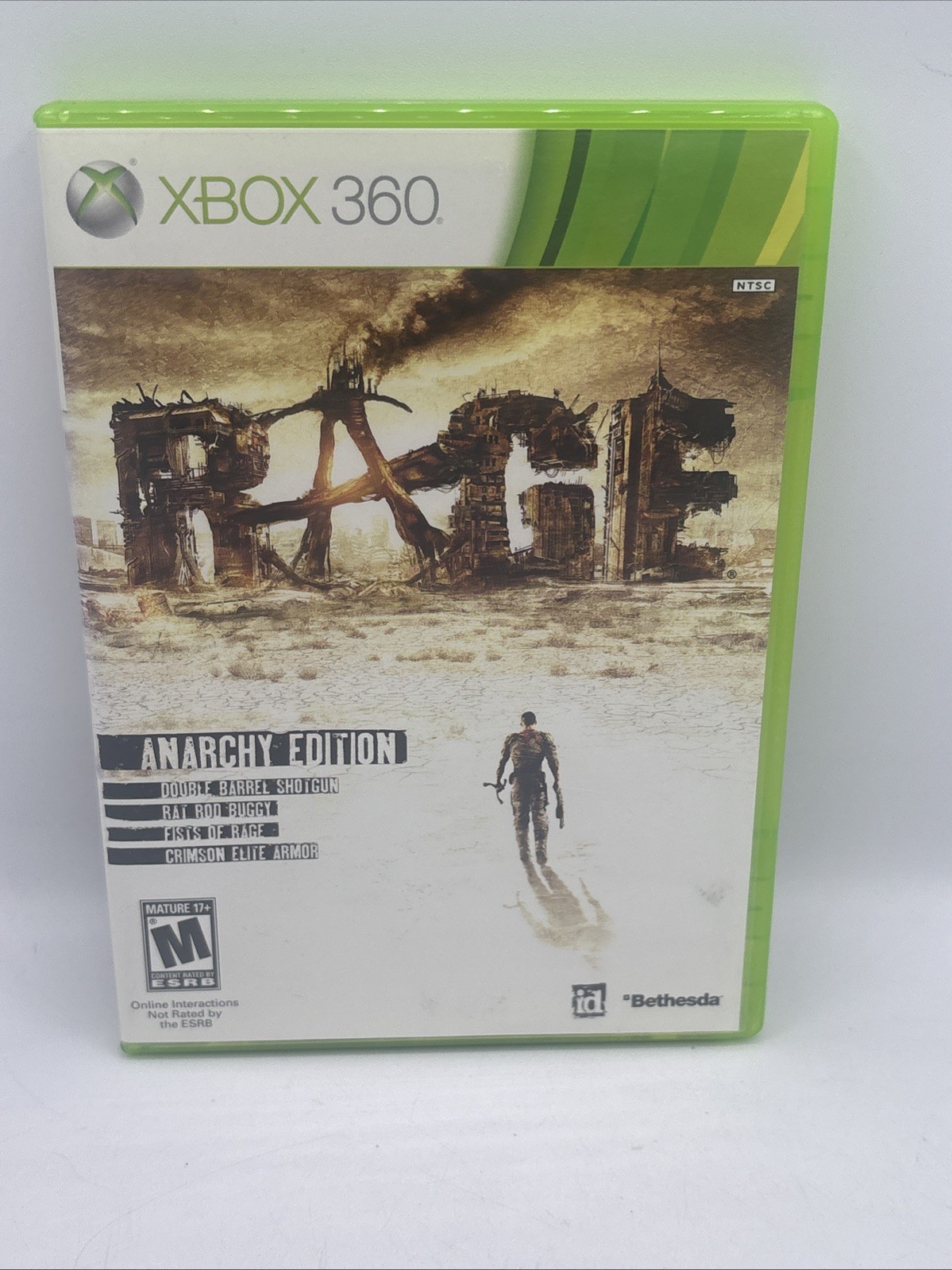 Rage: Anarchy Edition (Xbox 360) White Label CIB COMPLETE & TESTED