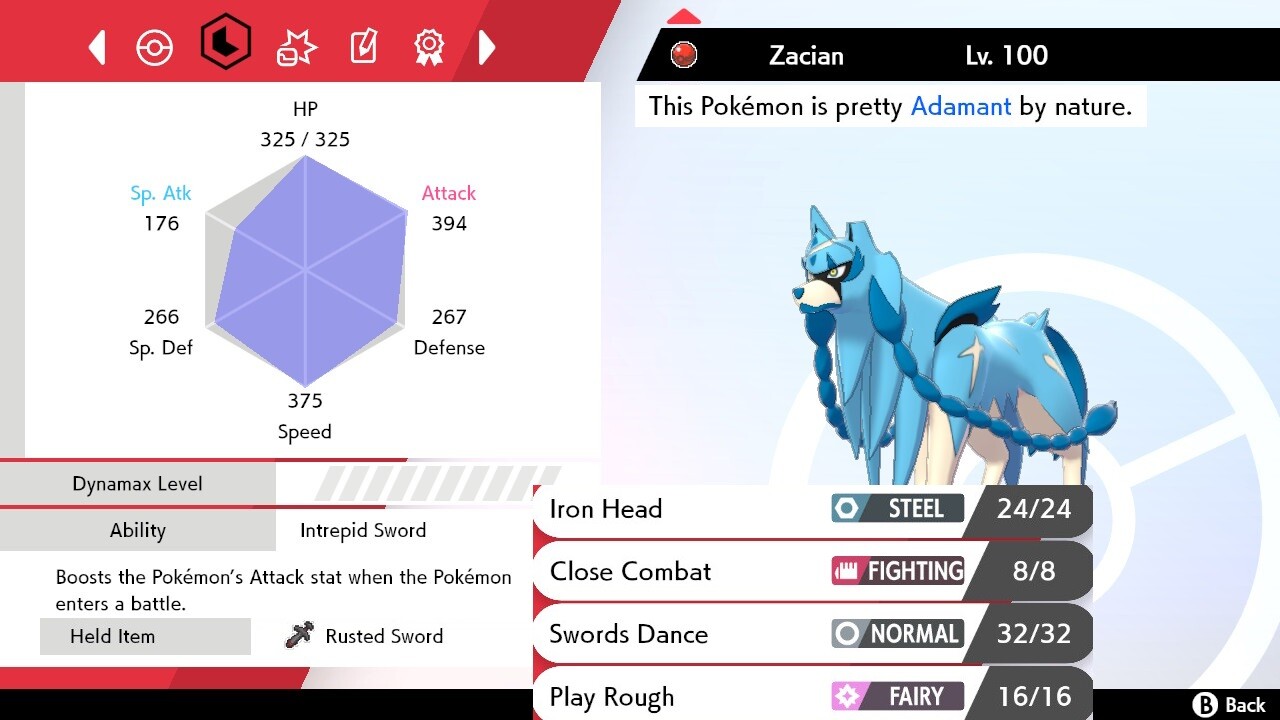 Pokemon Sword and Shield 6iv Shiny Zacian – FAST DELIVERY!