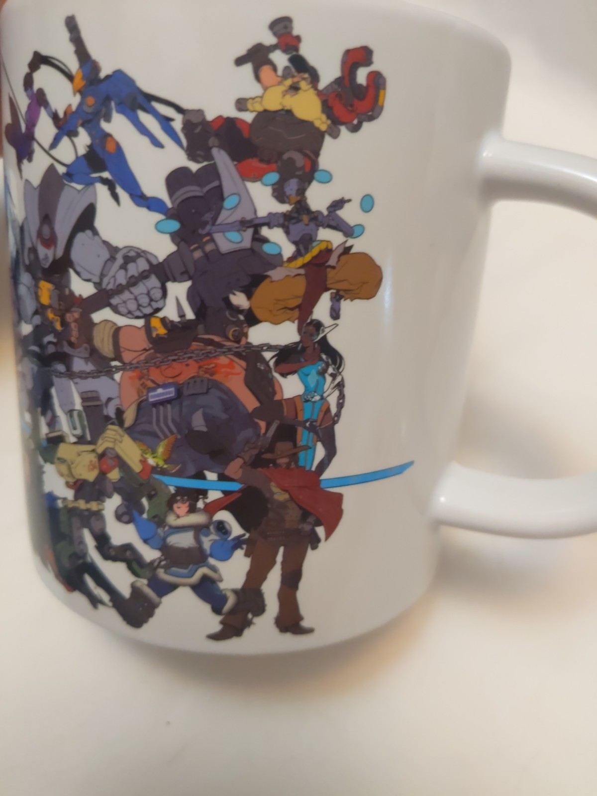 Overwatch Design Blizzard Entertainment Collectable Coffee Tea Mug Cup White