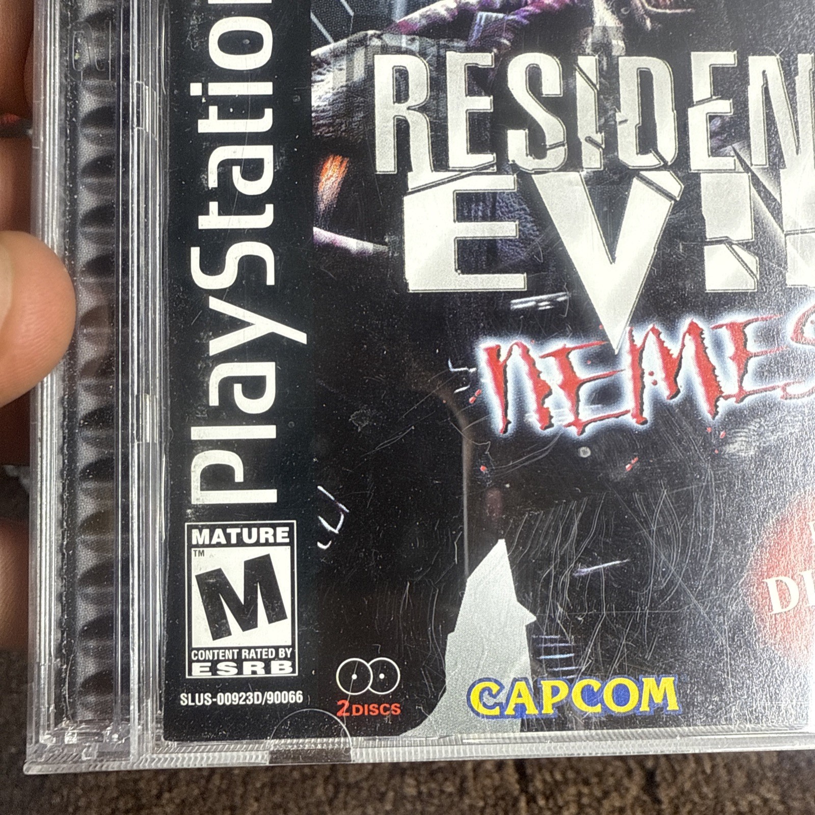 Resident Evil 3 Nemesis PS1 PlayStation 1 Complete CIB & 2 MINT Condition Discs!