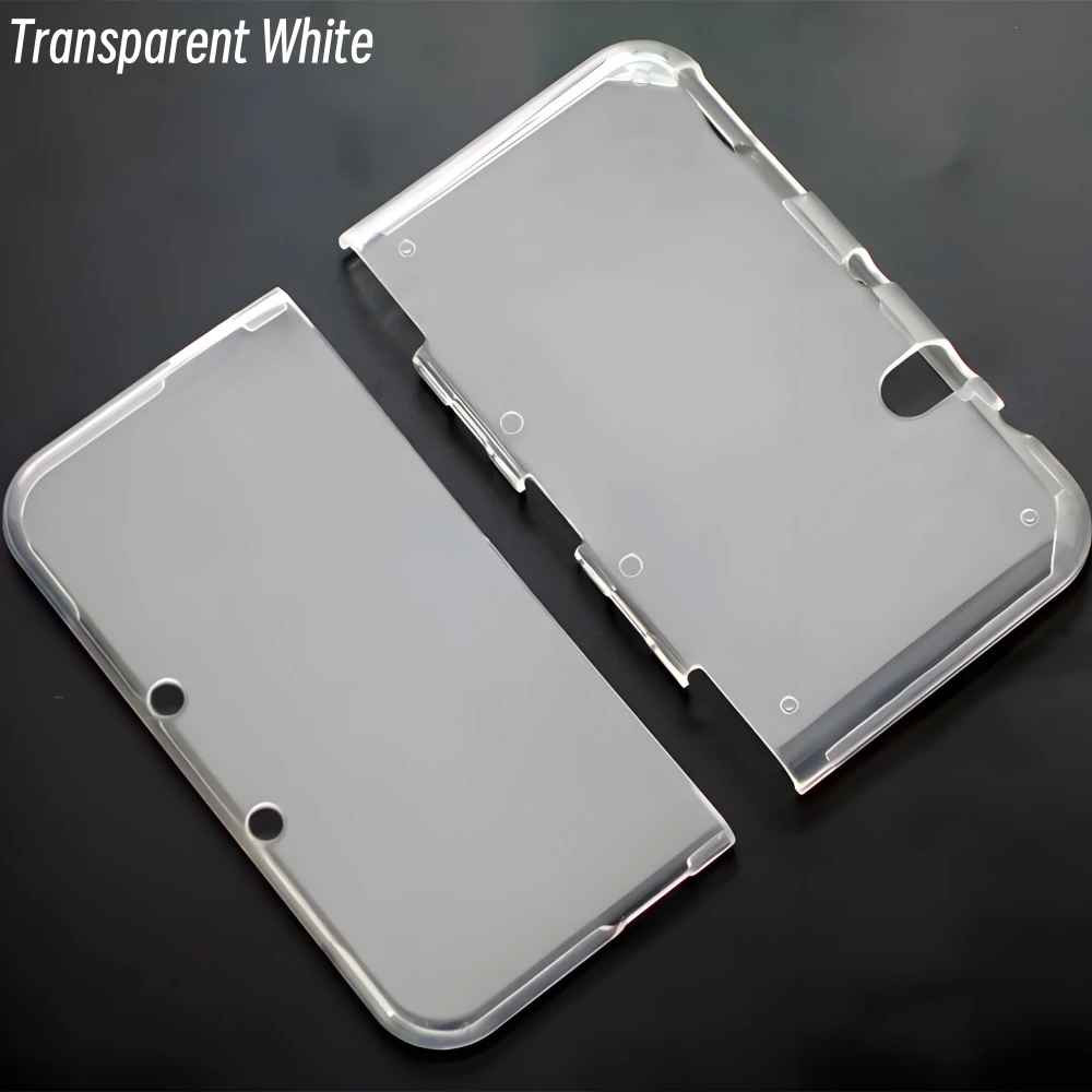 Transparent Protective Case for NEW 3DS XL / LL TPU Soft Cover Clear Black White
