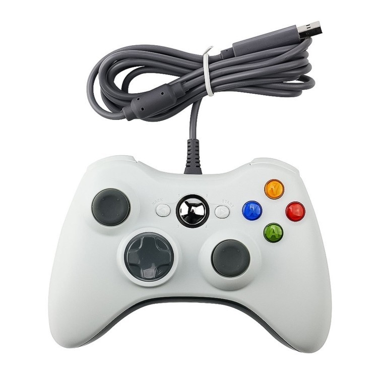 USB 2.0 Wired Controller Gamepad for XBOX360, Plug and Play, Cable Length