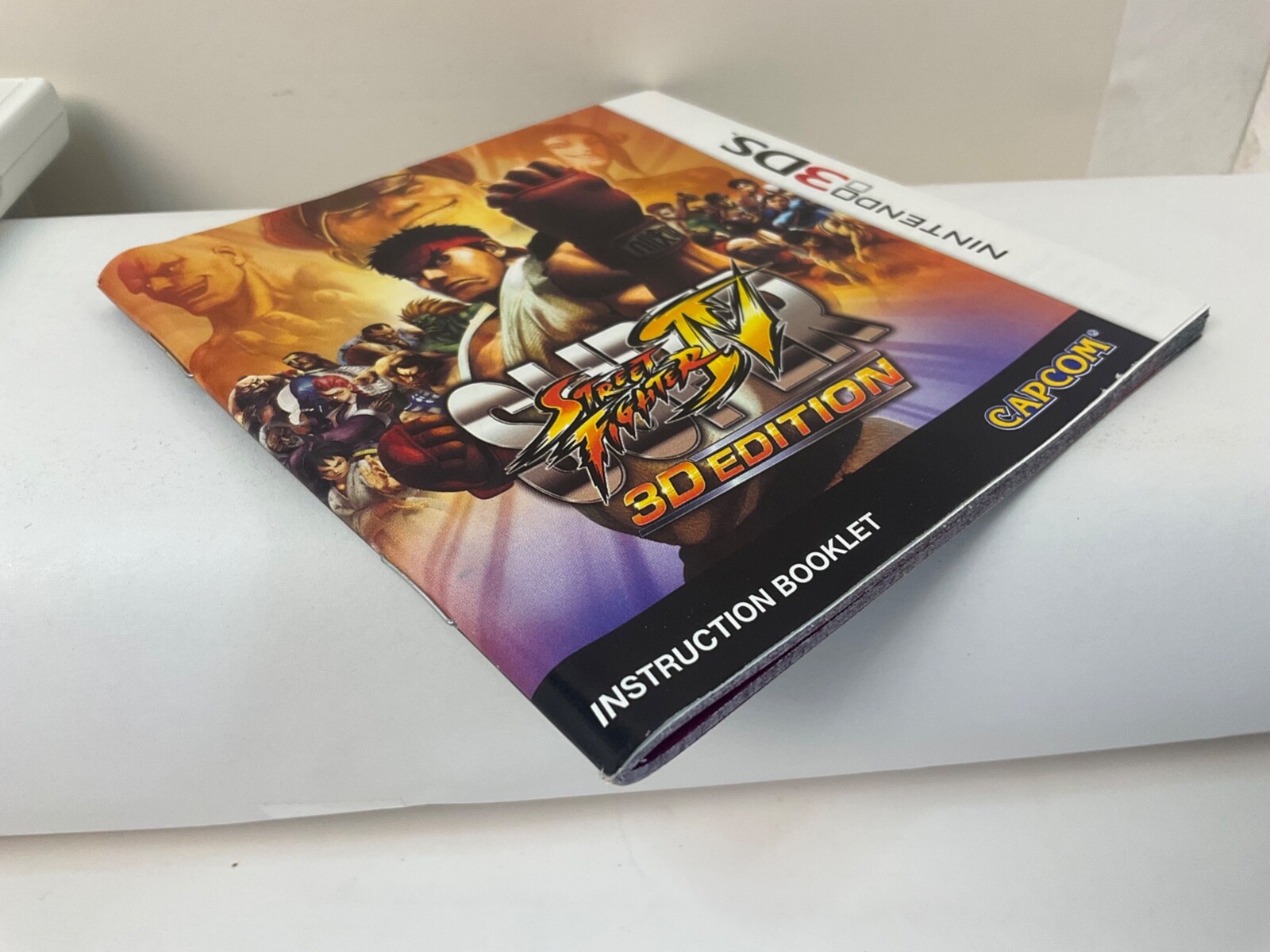 Manual & Case Only** Super Street Fighter IV 3D Edition Nintendo 3DS Replacement