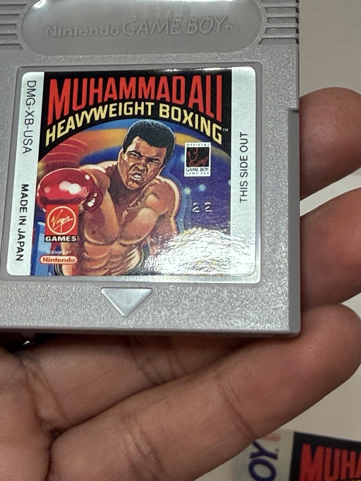 Muhammad Ali Heavyweight Boxing Nintendo Gameboy With Manual