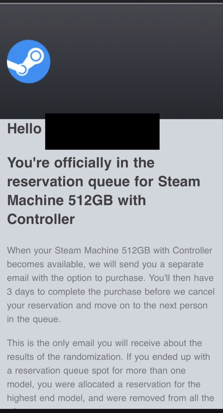 PRESALE Steam Machine 512GB with Controller Valve PC