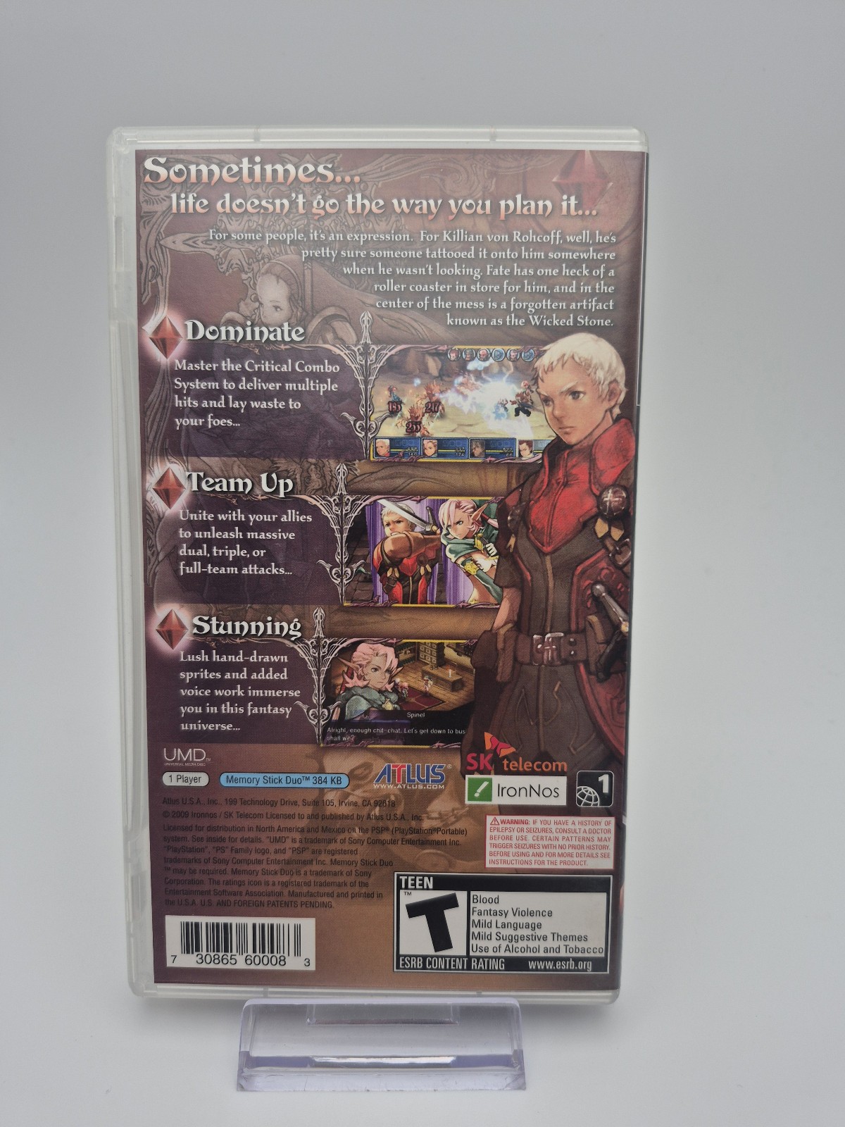 Crimson Gem Saga (PSP) Complete In Box – Tested