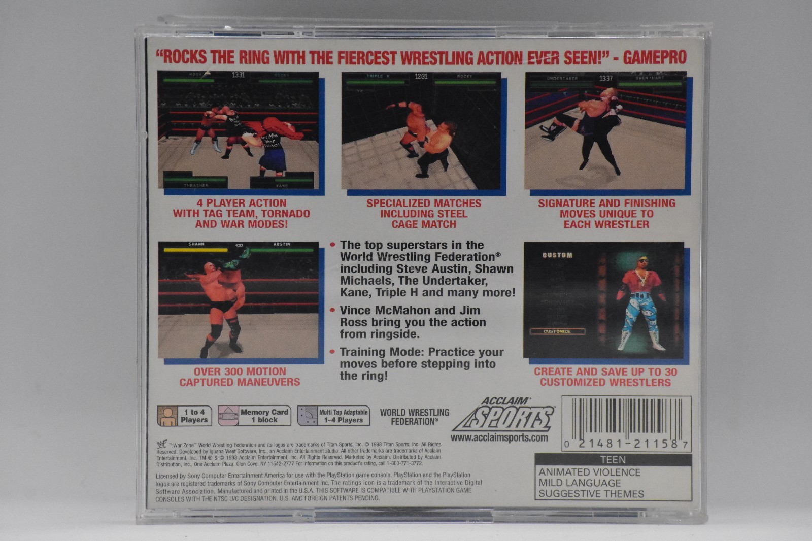 WWF WarZone PlayStation 1