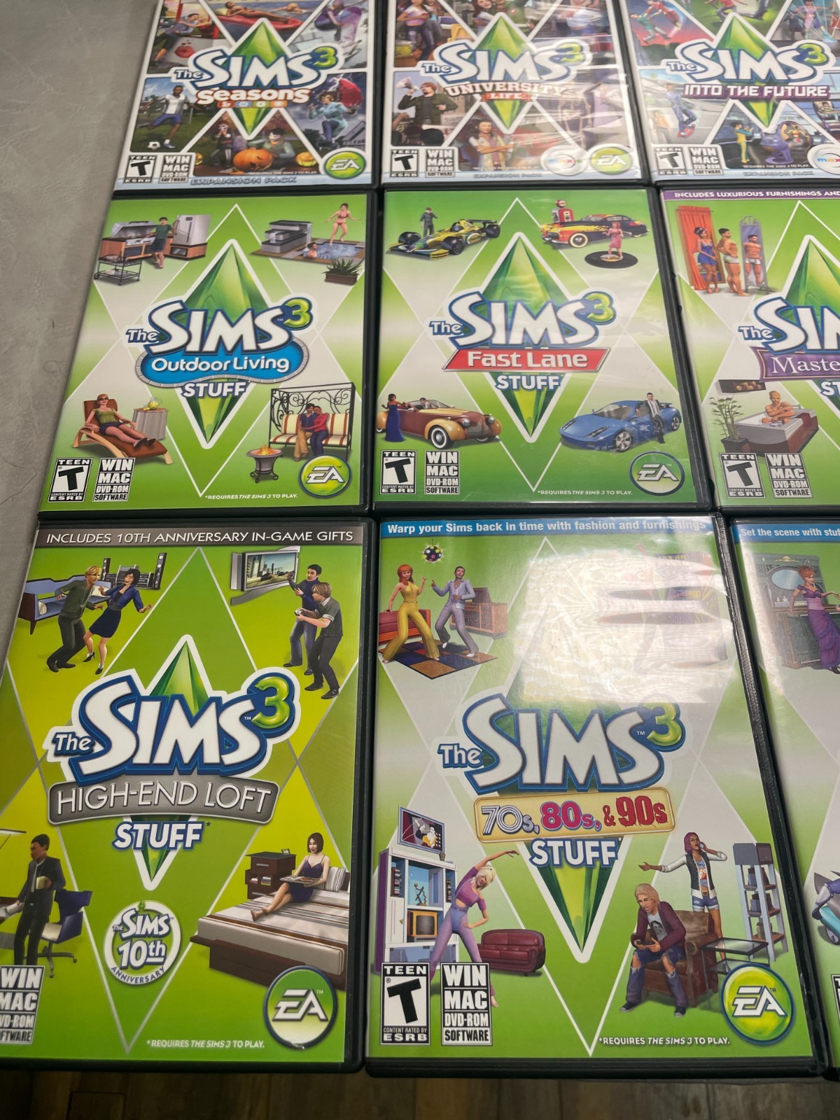 The Sims 3 PC Mac Lot of 22 Expansion Stuff Packs Limited Editions Medieval