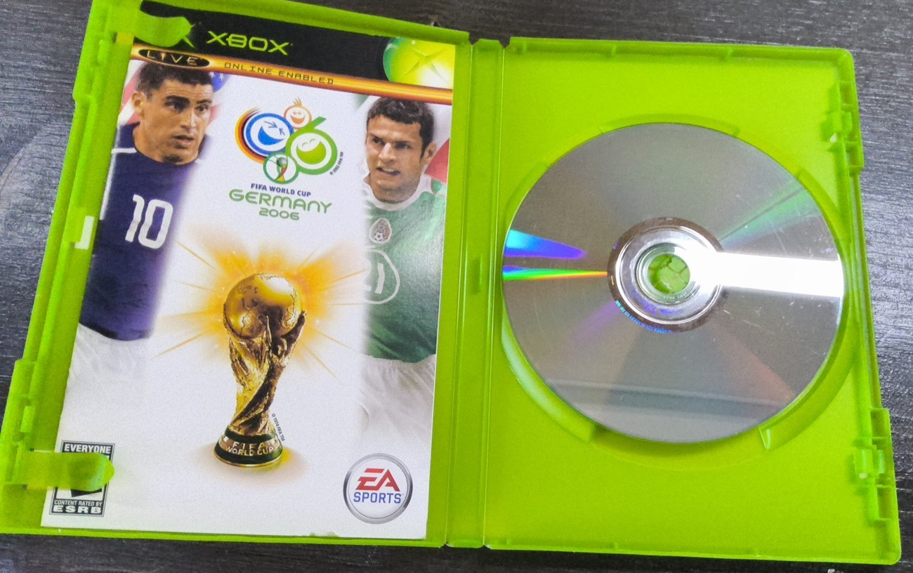 Microsoft Original Xbox 2 pack FIFA WORLD CUP GERMANY 2006 AND NBA 2K7