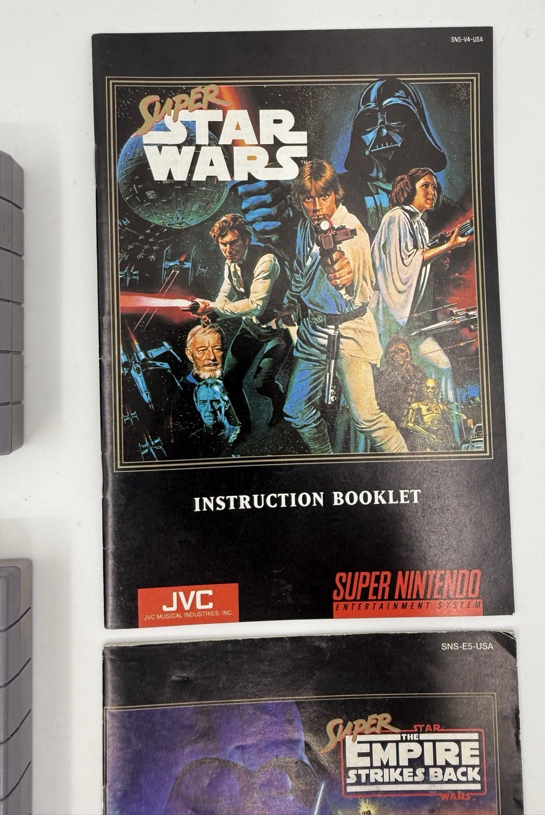 CIB Super Star Wars Trilogy SNES LOT Empire Strikes Return Jedi Fast Free Shipng