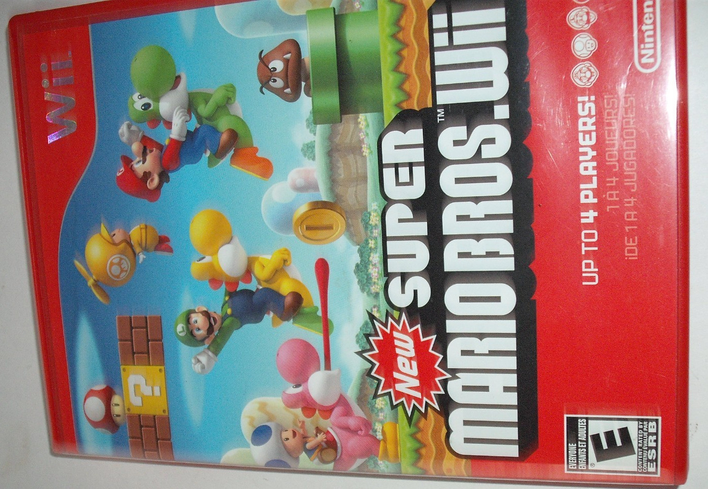 Vintage Nintendo Video Game Super Mario Bros. Wii, Complete, Tested & Working