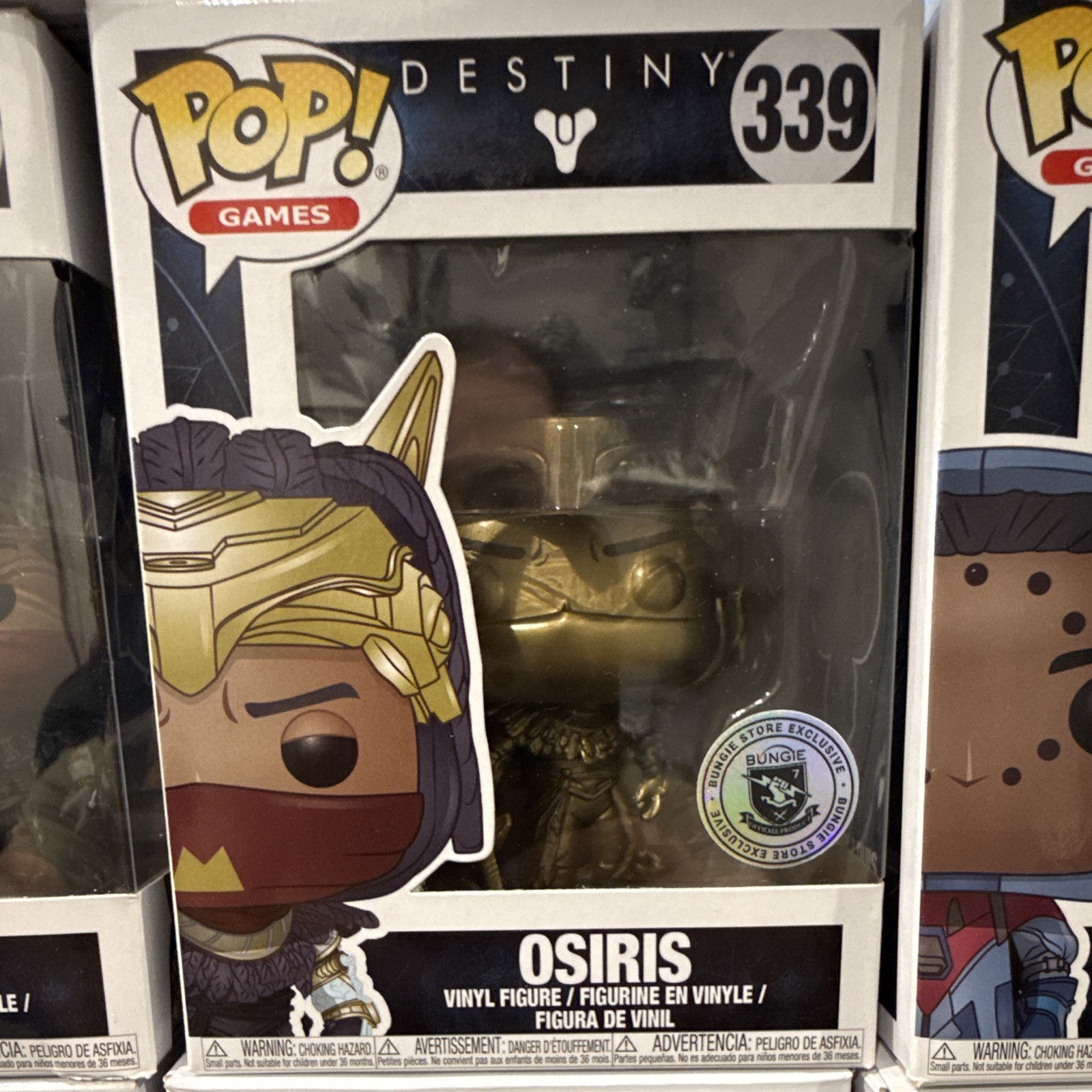 Funko Pop! Games Destiny Vinyl Figure Lot Zavala Atheon Osiris Glow GameStop