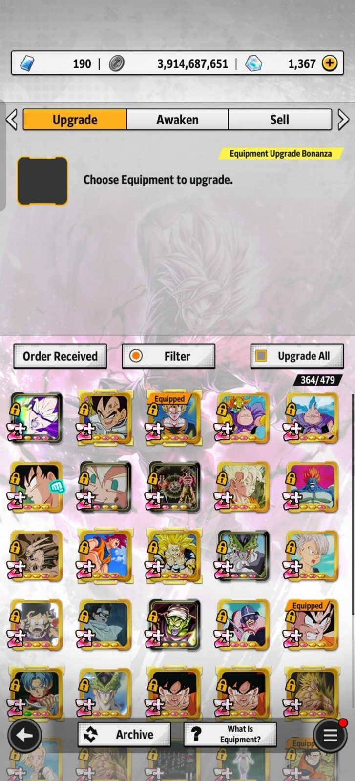 Dragon Ball Legends Endgame Account || 11 Summonable UL || 6 LR || Stacked Acc
