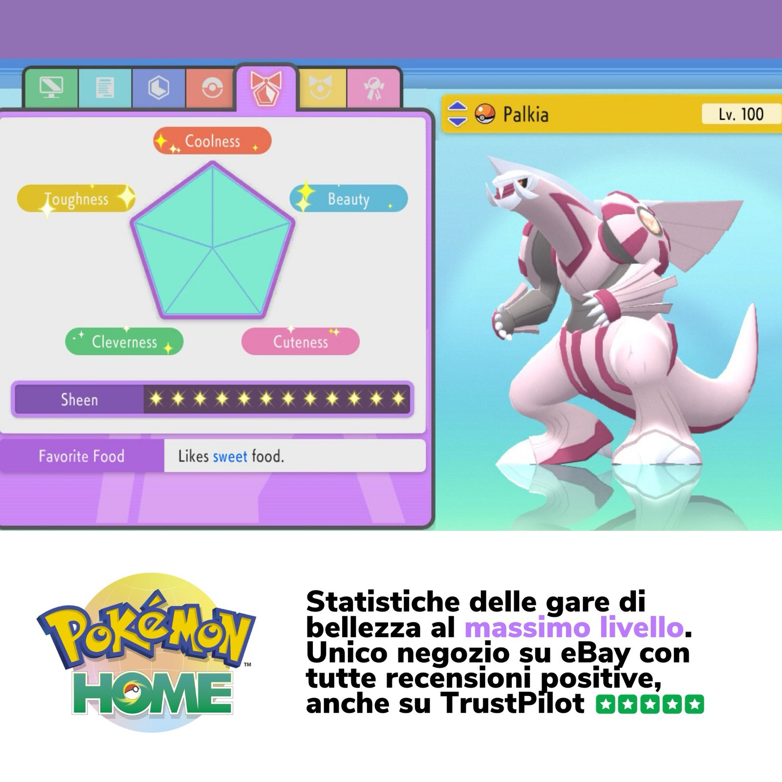 Pokémon HOME Shiny Living Dex Diamante Splendente Perla Lucente Pokedex completo
