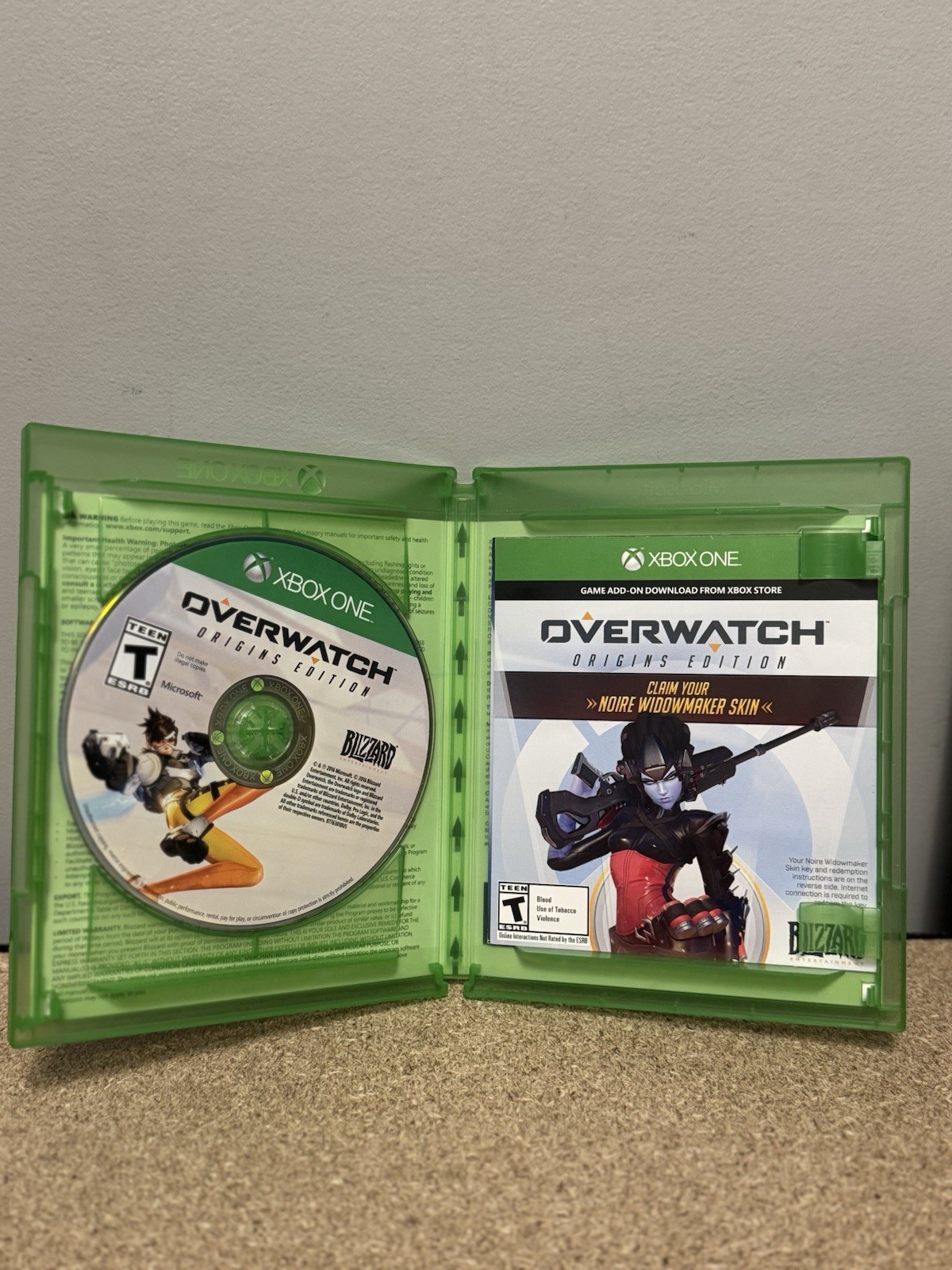 Xbox One Game Lot: Overwatch Origins /Call Of Duty/Forza/Anthem Widowmaker