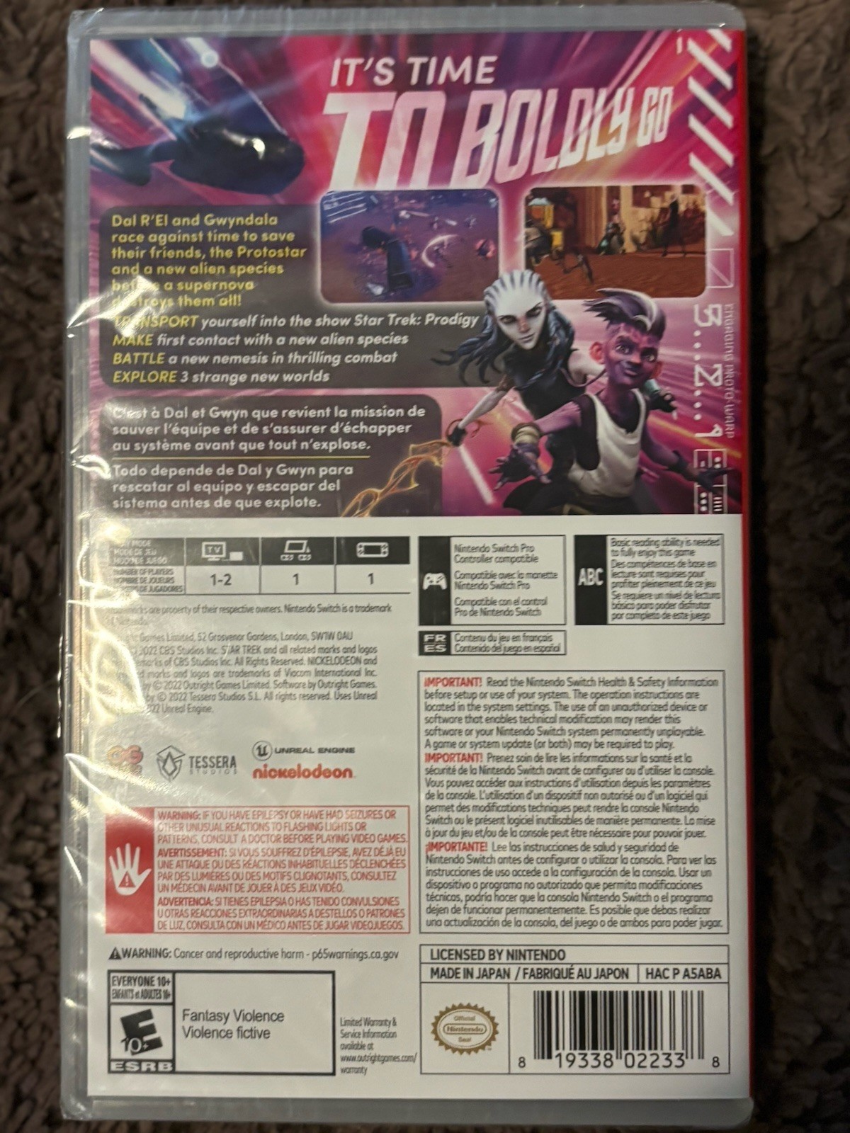 Outright Games Star Trek Prodigy: Supernova Switch E10+ Action Adventure 2022
