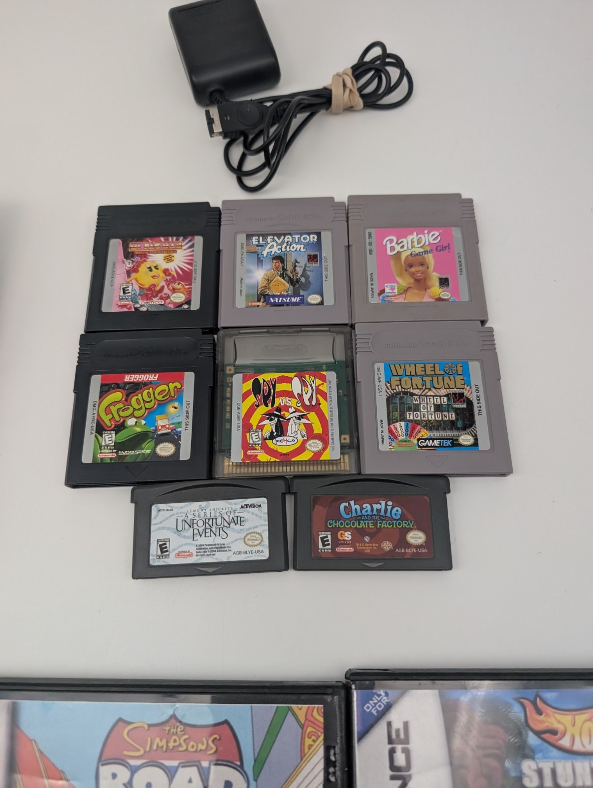 Nintendo Game Boy Advance SP Onyx Black Bundle Lot 11 Games Tested Authentic