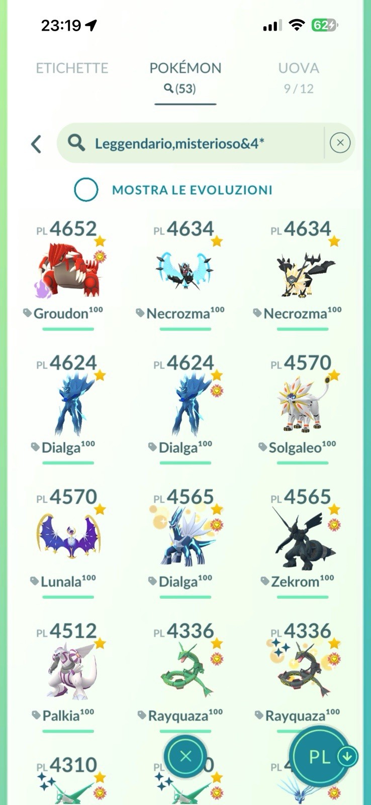 Pokemon Go Accont VIP 🔥1.5 billion stardust🔥✨4 MEWTWO100 SHADOW✨