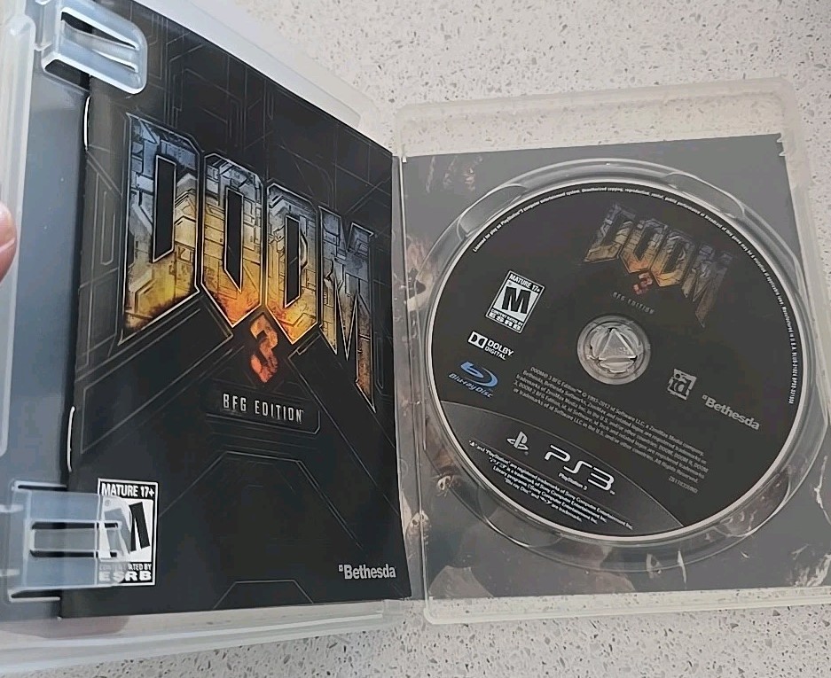 Doom 3 BFG Edition PS3 PlayStation 3 – CIB Tested Shooter PS3 Free Ship