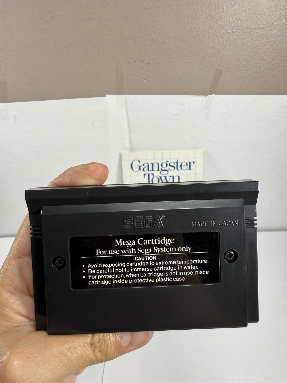 Gangster Town (Sega Master System, 1987) Complete CIB TESTED!