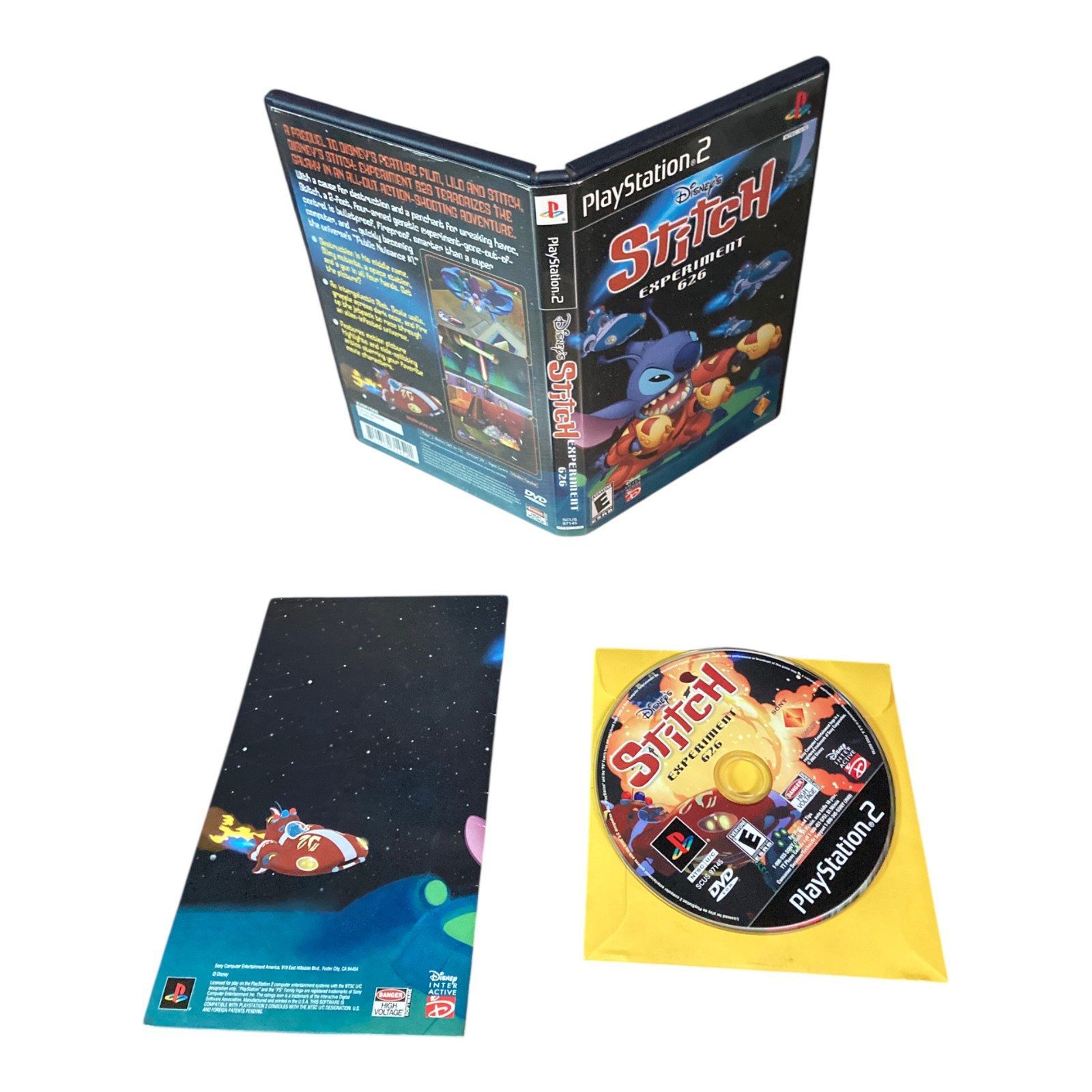 Sony PlayStation 2 PS2 CIB COMPLETE TESTED Disney’s Stitch: Experiment 626 BL