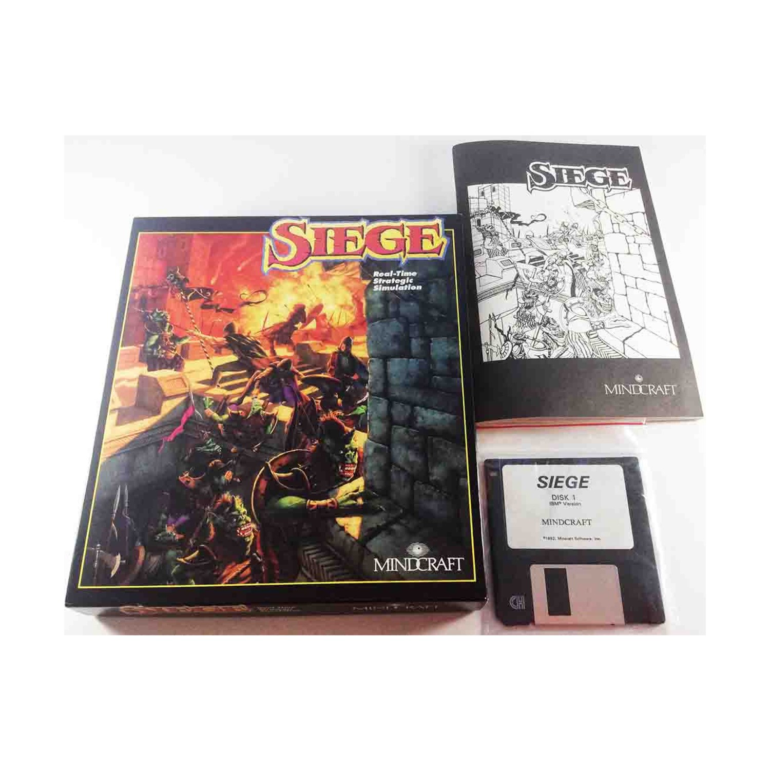 Mindcraft Computer Wargame Siege VG/NM