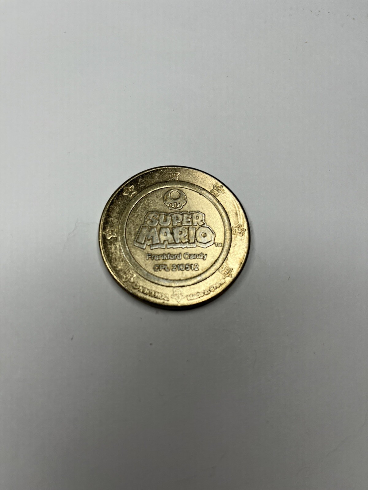 Nintendo Super Mario Brothers Toad Coin Medal