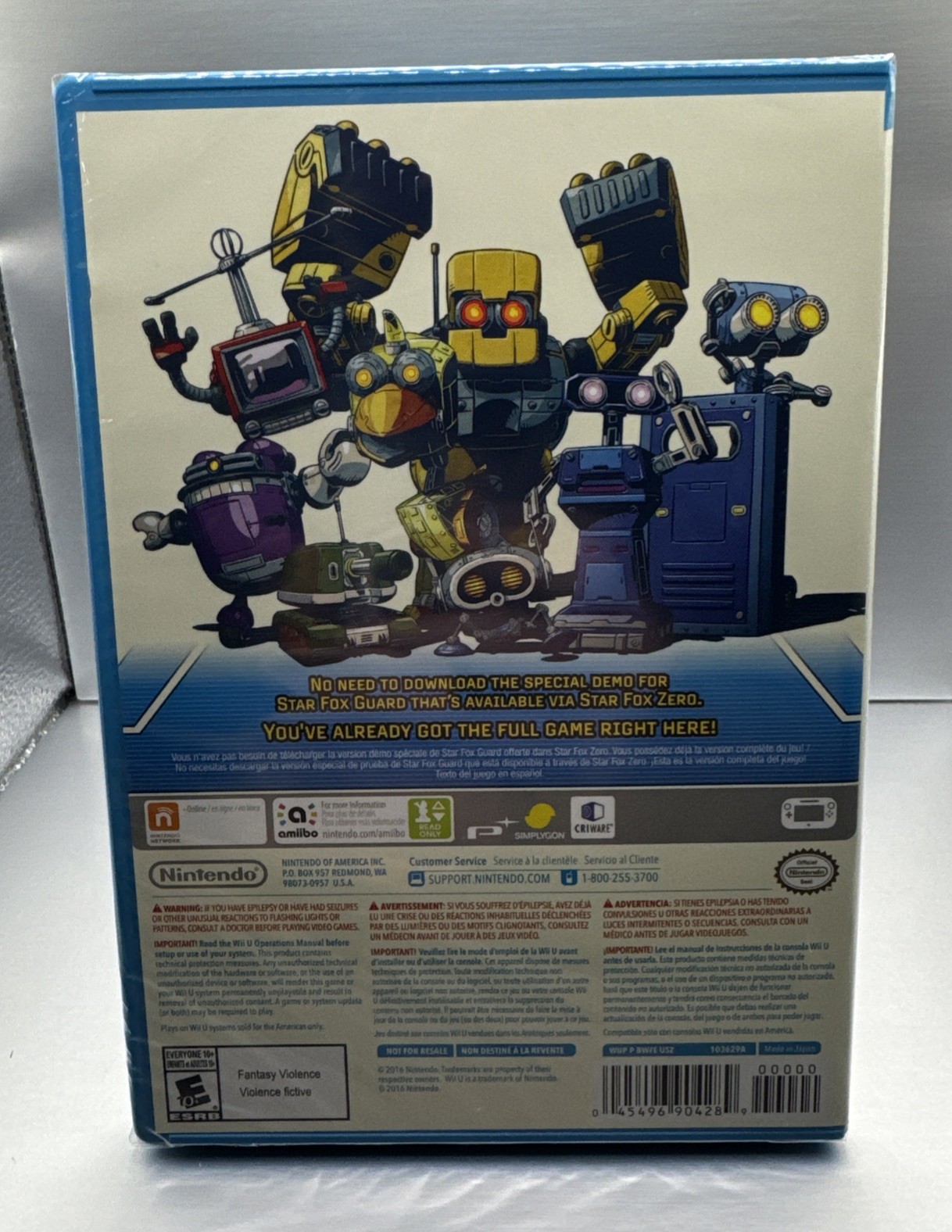 Wii U Star Fox Zero + Bonus StarFox Guard US NTSC Release – NEW