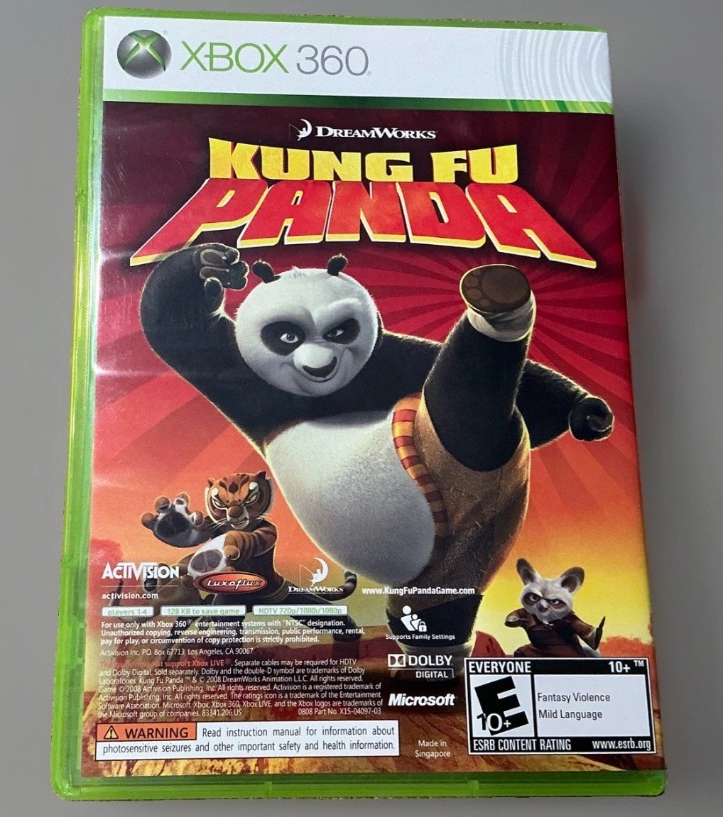 XBOX 360 Lego Indiana Jones: The Original Adventures – Kung Fu Panda 2-in-1 Game