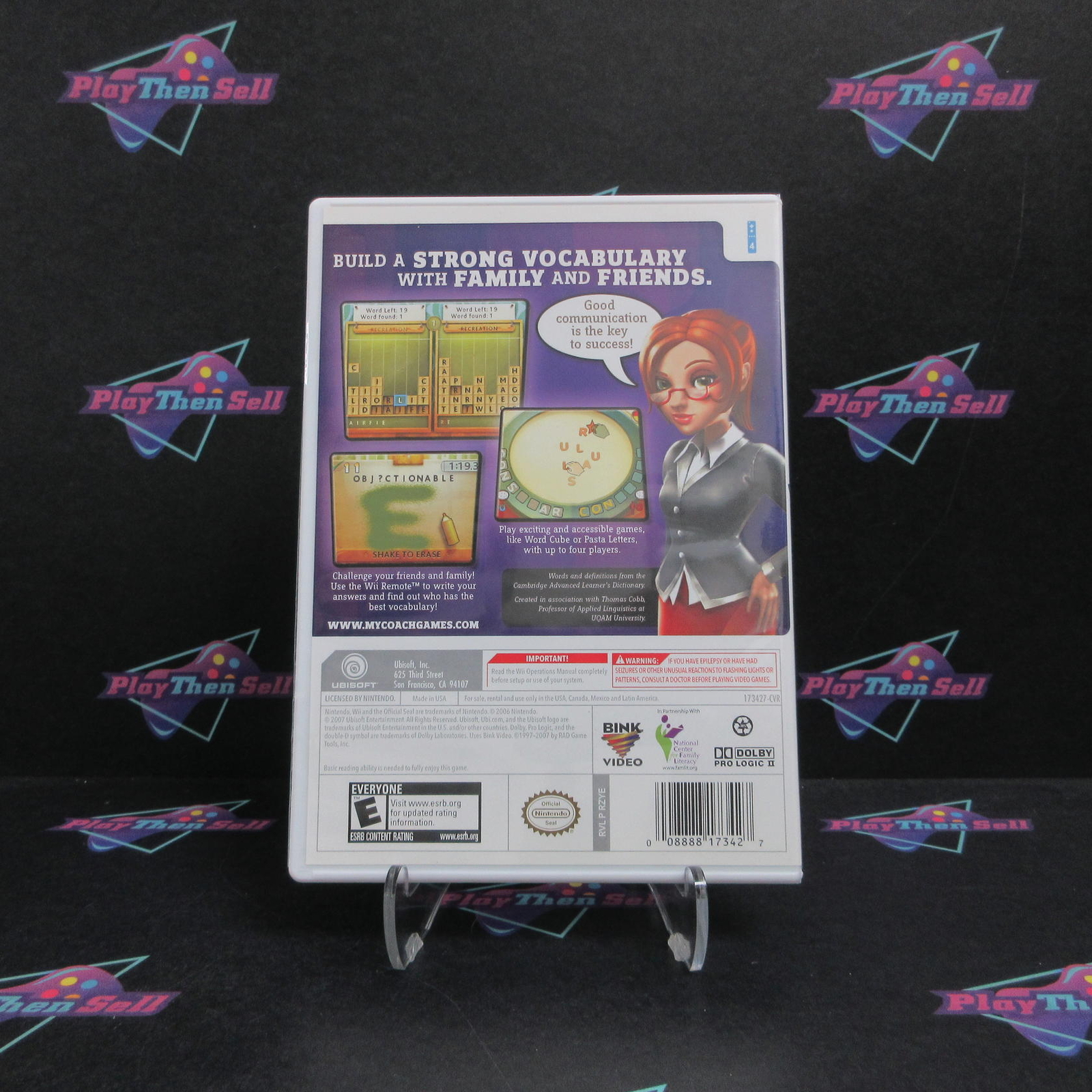 Refurbished My Word Coach Nintendo Wii Complete – Excellent Cond