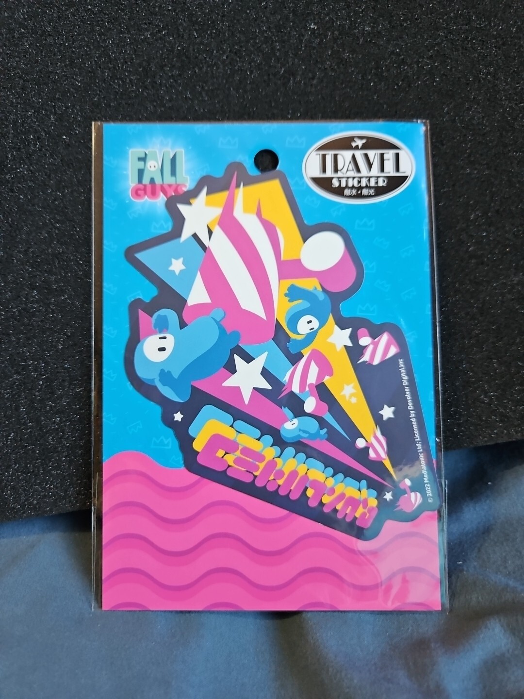Fall Guys Travel Stickers Set Of 4 Japan New