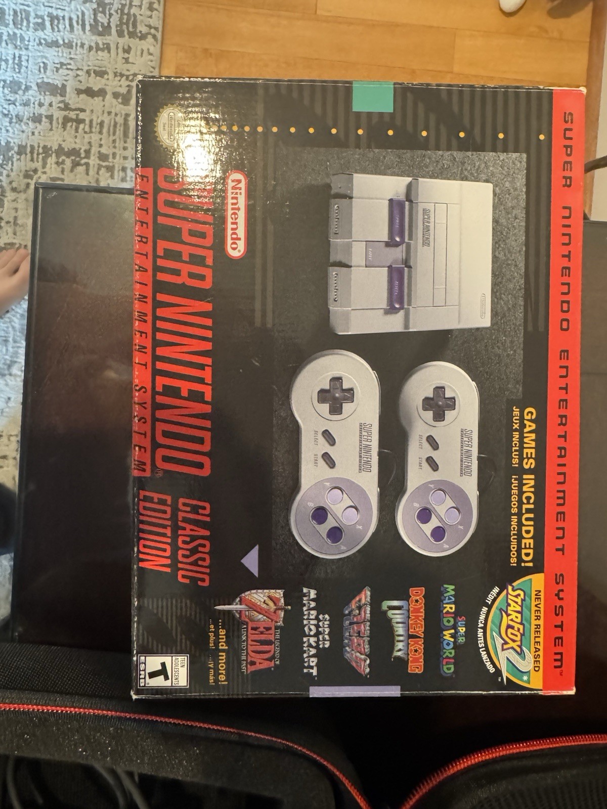GREAT condition Snes Classic With Box And Carrying Case