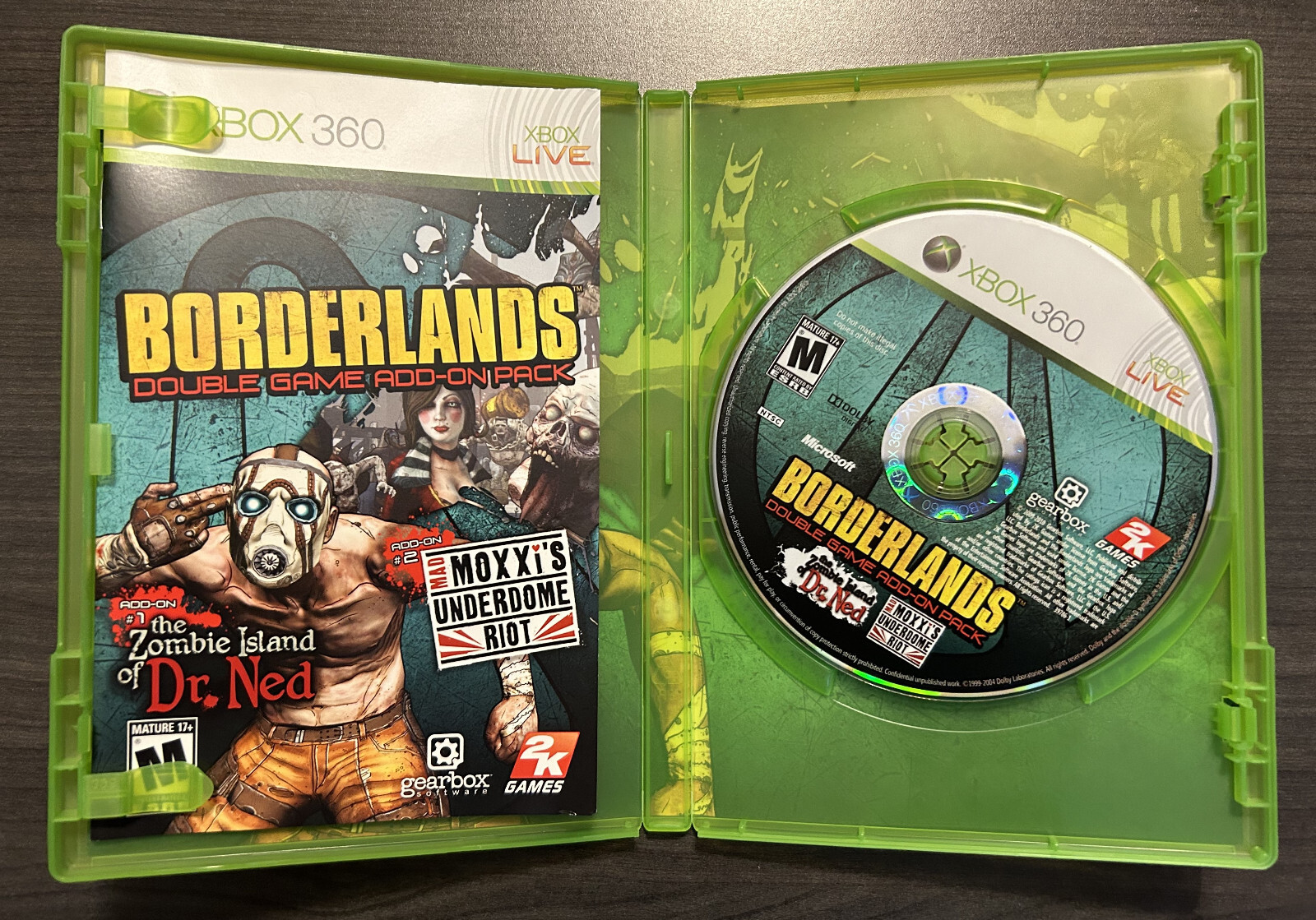 Borderlands Double Game Add-On Pack: The Zombie Island of Dr. Ned & Mad Moxxi’s