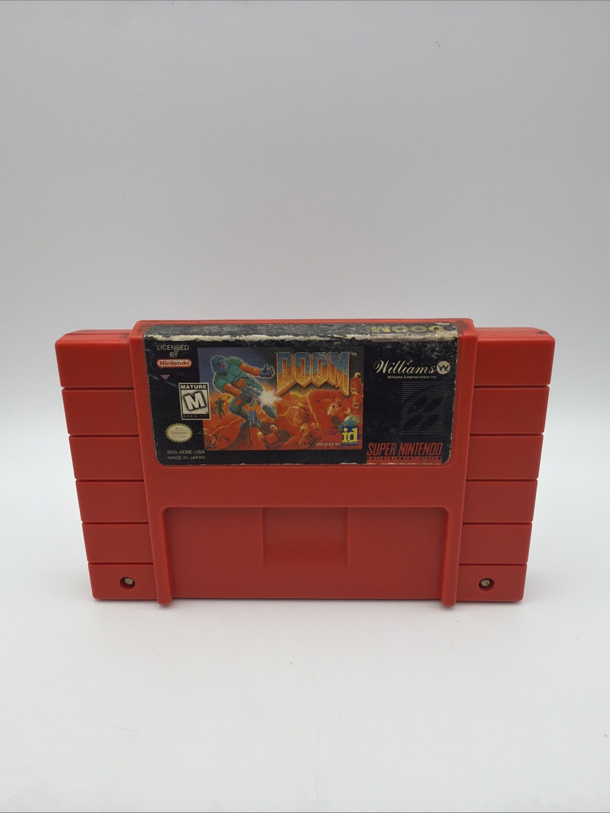 Doom (Super Nintendo Entertainment System, 1995) (Tested/Working)